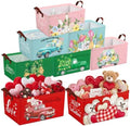 CHENGU 8 Pack Large Gifts Baskets Empty Collapsible Holiday Storage Bin by CHENGU