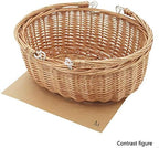 Wicker Picnic Baskets with Handles.Kingwillow. (Natural) - Image 3
