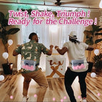 6 Sets Baby Shower Games Funny Bridal Shower Games Activities - Funniest Baby Shower Game Ever, Ice Breakers for Boy or Girl, Ping Pong Twerk Game (Pink) - Image 3