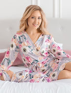 Mommy and Me Robe and Swaddle Set | Maternity Robe Matching Baby Girl, Boy - Image 3