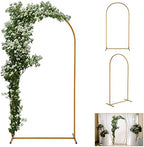 Outvita 6.6ft Wedding Arch, Metal Backdrop Stand Wedding Ballon Arch Frame Decoration Support Stand for Ceremony Indoor Outdoor Party Event Baby Shower - Image 4