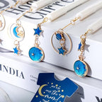 Engrowtic 50 Sets Twinkle Baby Shower Favors Moon Star Pendants Pen - Image 5