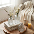 Glass Bud Vases in Bulk, Mini Vintage Vases Set for Wedding, Baby Shower - Image 6