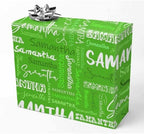 AOFUN Custom Gift Tissue Paper Roll Funny Gift For Friend Personalized Gift Wrap Paper Custom Name Wrapping Paper Custom Gifts 5 Rolls 58" x 23" by Unknown