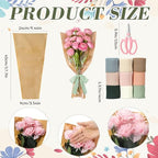 Gilprop 63 Pcs Flower Bar Bouquet Kit, Multicolor, Kraft Paper, Plastic - Image 2
