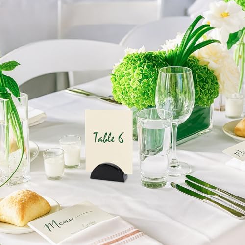100 Pcs Wedding Table Numbers, Wood Table Card Holders - Image 2