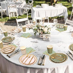 Mimorou 169 Pcs Sage Green Plates Napkins Cups Flatware Set - Image 6