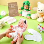 17 Pcs Shower Supplies for Blindfold Diaper Changing with Blindfolds Diapers Changing Diaper Race Set(Brown Kraft) - Image 2