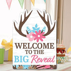 Big Dot of Happiness Buck or Doe - Party Decorations - Hunting Gender Reveal Party Welcome Yard Sign - Image 4