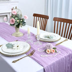 6 Pack Lavender Purple Cheesecloth Table Runner 10Ft 23 x 120 Inch - Image 5