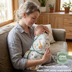 Baby Swaddle Sleep Sack 0-3 Months, Cotton Swaddles for Newborns - Image 2