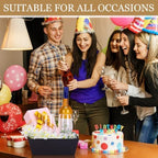 AFOROEOA 20 Pack Black Gift Baskets Empty, 10x8 Thick Paper Basket with 20 Clear Bags and 20 Pull Bows, Black Empty Gift Baskets for Halloween Corporate Birthday Wedding Luxury Bulk Wrapping - Image 6