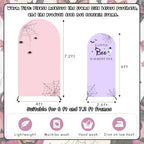 Serencatcher Halloween Baby Shower Arch Covers 7.2FT 6FT Pink Purple - Image 3