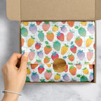Jillson & Roberts Printed Unfolded Gift Tissue 20" x 30", Sweet Strawberries, 240 Sheets - Image 4