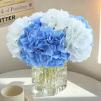 AVIVIHO 205Pcs Fake Flowers White Hydrangea Artificial Flowers Bulk (Not Squished, No Steaming Need) Ivory Silk Flowers with Stems for Party Wedding Home Table Centerpieces DIY Florals Arch Decor - Image 7