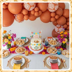 Lounsweer 50 Pcs Orange Cielito Lindo Party Favors Mexican Jar Candles - Image 3