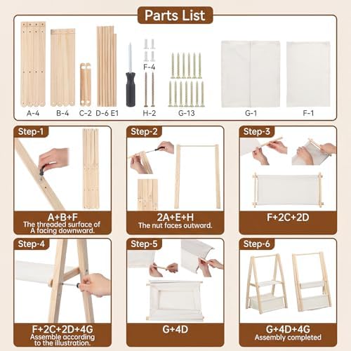 Foldable Double Layered Baby Closet Organizer Wooden Rack Hangers - Image 3