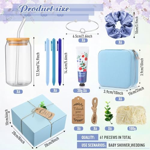 LemonRoad 60 Pcs Baby Shower Game Prizes for Winners, Blue - Image 2