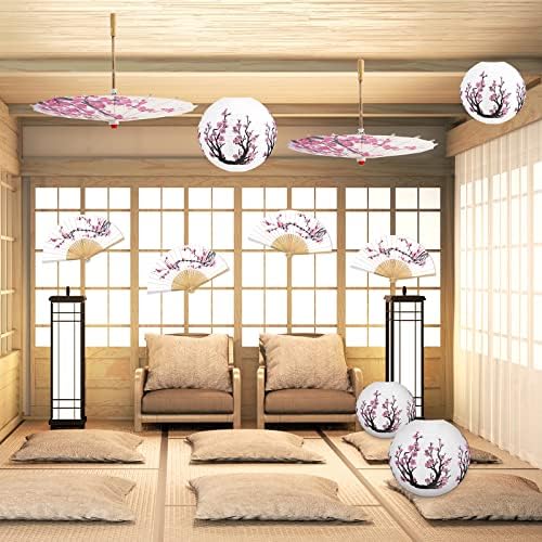 Roowest 24 Pcs Cherry Japanese Blossom Decor Set Chinese New Year Decor - Image 4