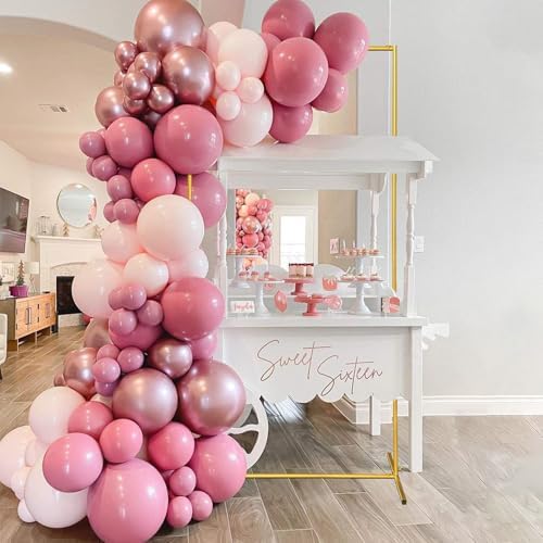 Metal Wedding Arch Backdrop Stand 6.6x3.3 FT Gold Square Balloon Arch Frame for Wedding, Birthday Party, Baby Shower Ceremony Decoration - Image 7