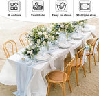 Fitable 6 Pack White Table Cloths 70x120 Inch for 6-8 Ft Rectangle Tables - Image 6