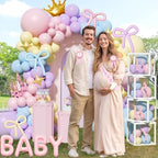 Princess Baby Shower Decorations, 156 PCs – A Little Princess Is On Her Way Party Supplies With Floral Backdrop, Pastel Balloon Garland, Oh Baby Foil Balloons, Mom to be Sash - Image 5