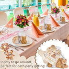 288 Pcs Baby Shower Favors Set for Guests,Brown,Bear - Image 5