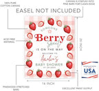 Andaz Press Personalized Someone Berry Sweet Baby Shower Decorations, Berry Baby Shower Welcome Sign, Strawberry Shortcake Girl, Strawberry Decorations For Party, 16x20 Inches - Image 2