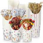 Jingmore 300 Pcs Wildflower Charcuterie Cups with Cocktail Picks Set by Jingmore
