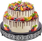 Wenqik 18 Inch Cake Stand Round Metal Cupcake by Wenqik