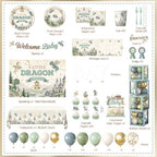 Dragon Baby Shower Decorations Kit, Baby Dragon Baby Shower Party Supplies - Image 4