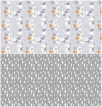 WRAPAHOLIC Jumbo Reversible Baby Shower Wrapping Paper - 30 Inch x 100 Feet Jumbo Roll - Grey Animal Design Neutral Baby Shower, Boys Girls Kids Birthday - Image 7