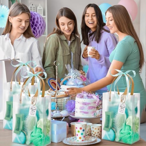 74Pcs Baby Shower Prizes for Game Winners Baby Shower Favors Gifts including Headband Hair Brush Jewelry Box with Gift Bag for Baby Shower Game Prizes Wedding Bridal Shower Favors (Green) - Image 6