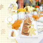 50Pcs Bear Bottle Openers Keychain Bulk Baby Shower Party Favors for Guests Cute Bear Keyring with Organza Bags Tags, for Gender Reveal Theme Birthday Decoration Return Gift Souvenirs（Bear Style） - Image 3