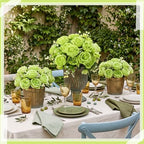 Geosar 16 Bundles Artificial Peonies Flowers,Olive Green - Image 5