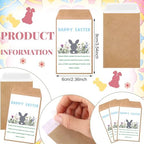 Ctosree 24 Sets Easter Seed Packets Party Favors with Mini Pots Bunny Tags - Image 4