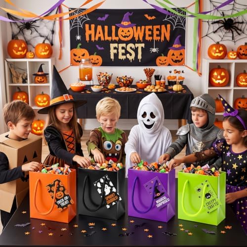 Sherr 100 Pcs Halloween Mini Gift Bags Bulk, 4 x 2.75 x 4.5 in Paper Bag - Image 2