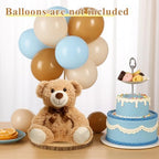 Canlierr 12 Set Bear Centerpieces Khaki, 23-26in Wooden Rounds with Stick - Image 4