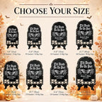 Personalized Wedding Guest Book Alternative, Gothic Tombstone Frame - Image 6