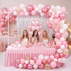 Over The Table Rod Stand with Clamps,Cute Girl Birthday Arch Set - Image 5