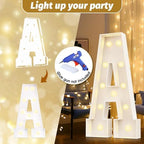 Ledido Easy-Assemble 4FT Warm White Marquee Light Up Number 30 for Birthday - Image 4