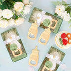 50Pack Poppin Bottle Openers for Baby Shower Favors Gifts Boy Baby Shower Return Gifts Decorations and Blue Souvenirs-Sage Green50 - Image 7