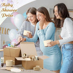 Reallnaive 61 Pcs Baby Shower Prizes for Game Winners, Beige - Image 4