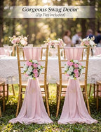 BLOSMON Flower Balls Centerpieces for Table: 6 Pcs Pink White Faux Roses - Image 6