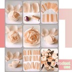 TaoBary 30 Rolls Crepe Paper Roll Streamer, Pink Series, 6 Colors - Image 5