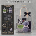 4 Sets Baby Shower Prizes for Men with Nail Clippers Towels Bottle Opener Cups Pens Tape Measure Screwdriver Ribbons Gift Bags Applicable Baby Shower Prizes for Game Winners - Image 5