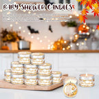 MTLEE 24 Pcs Fall Baby Shower Candle Favor Thanksgiving Little Pumpkin - Image 4