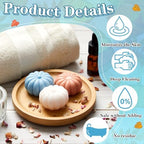 Maxcheck 24 Sets Fall Little Pumpkin Baby Shower Favors Soap Party Favors Include Pumpkin Soap Themed Tags Organza Bag for Thanksgiving Wedding Decoration Bridal Gender Reveal (Boy Blue) - Image 3