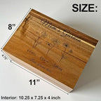 Mom's Garden Mothers Day Gift Custom for Mom, Engraved Birth Flowers Box - Image 6
