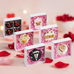 50PCS Small Baking Boxes 4x4x1.25 Inches with Clear Display Lid - Image 2